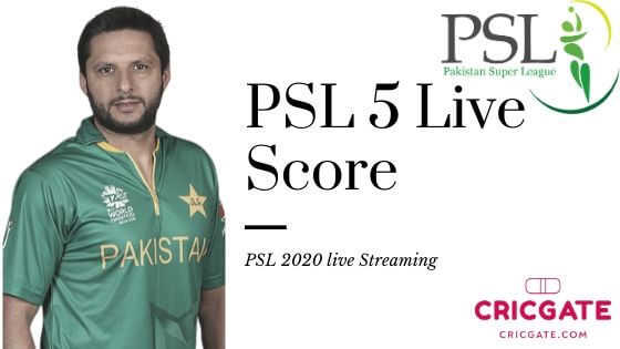 PSL 5 Live Score